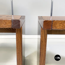 Charger l'image dans la galerie, Chairs, bench and dining table in solid wood, 1980s