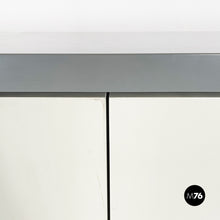 Load image into Gallery viewer, Sideboard in gray and white wood, 1980s