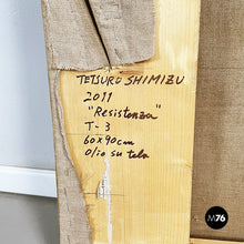 Load image into Gallery viewer, Abstract paintings T3 Resistance and T4 Persistence Tetsuro Shimizu, 2011