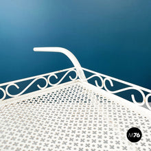 画像をギャラリービューアに読み込む, White iron garden cart, 1960s