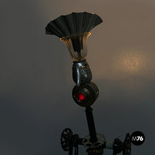 Load image into Gallery viewer, Sculptures and floor lamps in metal, glass and marble, 2000s