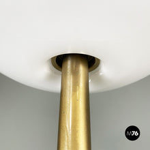 画像をギャラリービューアに読み込む, Floor lamp in plexiglass, marble and metal, 1970s