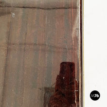 Load image into Gallery viewer, Rectangular coffee table in wood and brass, 1950s