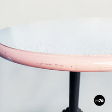 Load image into Gallery viewer, Round coffee tables in laminate and metal, 1980s