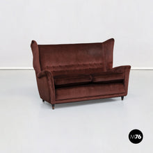 Load image into Gallery viewer, Two-seater sofa by Gio Ponti and Melchiorre Bega, 1950s