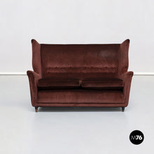 Load image into Gallery viewer, Two-seater sofa by Gio Ponti and Melchiorre Bega, 1950s