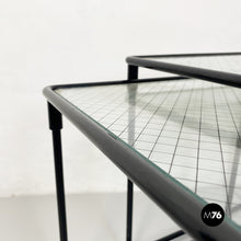 Load image into Gallery viewer, Metal and glass coffe tables, 1970s