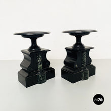 Load image into Gallery viewer, Black onyx centerpieces, 1940s