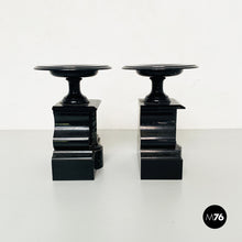 Load image into Gallery viewer, Black onyx centerpieces, 1940s