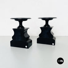 Load image into Gallery viewer, Black onyx centerpieces, 1940s