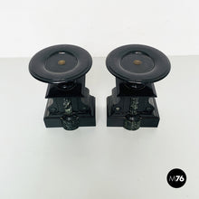 Load image into Gallery viewer, Black onyx centerpieces, 1940s