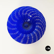 Carica l'immagine nel visualizzatore di Gallery, Blue glass centerpiece, 1960s