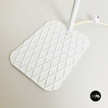 Load image into Gallery viewer, White metal table lamp by L'isola che non c'è, 1980s