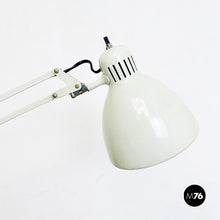 Load image into Gallery viewer, Norwegian white metal Naska Loris table lamp by Jac Jacobsen for Luxo, 1950s.