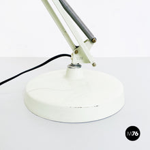 Load image into Gallery viewer, Norwegian white metal Naska Loris table lamp by Jac Jacobsen for Luxo, 1950s.