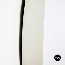 Load image into Gallery viewer, Round white wood mirror, 1980s