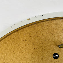 Load image into Gallery viewer, Round white wood mirror, 1980s