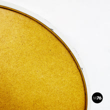 Load image into Gallery viewer, Round white wood mirror, 1980s