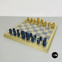 Load image into Gallery viewer, Professional chess board with pawns, 1980s