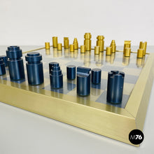 Load image into Gallery viewer, Professional chess board with pawns, 1980s