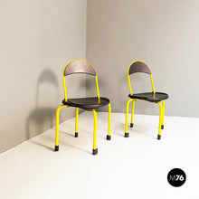 画像をギャラリービューアに読み込む, Folding plastic and metal seats by Lamm, 1980s