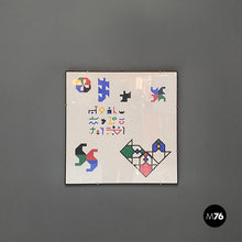 Load image into Gallery viewer, Square picture with collage by Bertolio, 1984