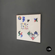 Load image into Gallery viewer, Square picture with collage by Bertolio, 1984
