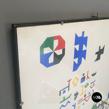 Load image into Gallery viewer, Square picture with collage by Bertolio, 1984