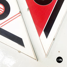 Load image into Gallery viewer, Picture with geometric decoration prints, 1980s