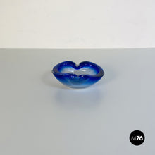 Load image into Gallery viewer, Blue Murano glass object holder, 1970s