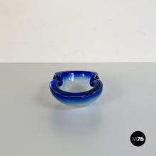 Load image into Gallery viewer, Blue Murano glass object holder, 1970s