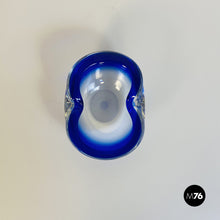 Load image into Gallery viewer, Blue Murano glass object holder, 1970s