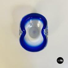 Load image into Gallery viewer, Blue Murano glass object holder, 1970s