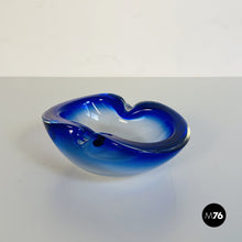 Load image into Gallery viewer, Blue Murano glass object holder, 1970s