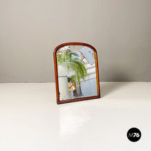 Load image into Gallery viewer, Wooden table mirror with mercury glass, 1700s