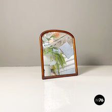 Load image into Gallery viewer, Wooden table mirror with mercury glass, 1700s