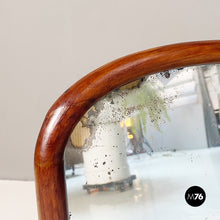Load image into Gallery viewer, Wooden table mirror with mercury glass, 1700s
