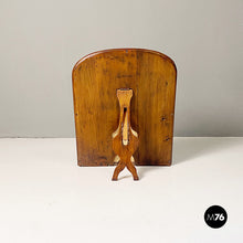 Load image into Gallery viewer, Wooden table mirror with mercury glass, 1700s