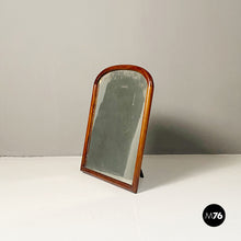 Load image into Gallery viewer, Wooden table mirror with mercury glass, 1700s