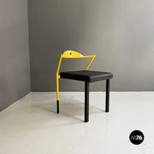 画像をギャラリービューアに読み込む, Leather and metal space age chair, 1970s