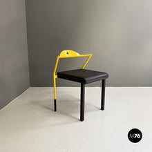 画像をギャラリービューアに読み込む, Leather and metal space age chair, 1970s