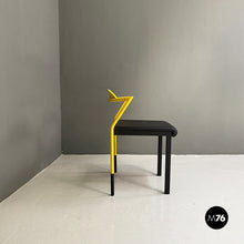 画像をギャラリービューアに読み込む, Leather and metal space age chair, 1970s