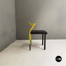 画像をギャラリービューアに読み込む, Leather and metal space age chair, 1970s