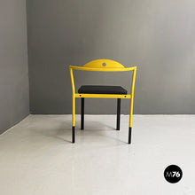 画像をギャラリービューアに読み込む, Leather and metal space age chair, 1970s