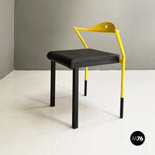 画像をギャラリービューアに読み込む, Leather and metal space age chair, 1970s