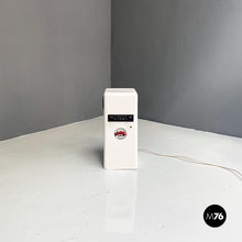 Load image into Gallery viewer, White plastic column radio, 1990s