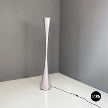 Charger l'image dans la galerie, Chromed flared plastic floor lamp, 1990s