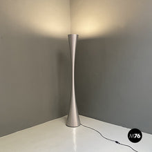 Charger l'image dans la galerie, Chromed flared plastic floor lamp, 1990s