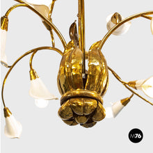 Charger l'image dans la galerie, Ceiling lamp attributed to Angelo Lelii, 1950s