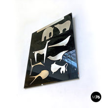 画像をギャラリービューアに読み込む, Decorative panel by Lino Sabattini, 1980s